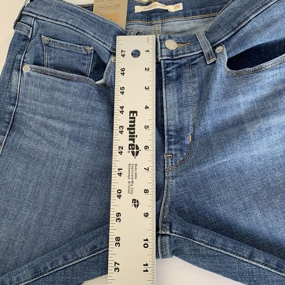 NWT Levis Jeans Classic Straight Women 28/6 Blue Denim Normcore Casual School - Picture 12 of 15